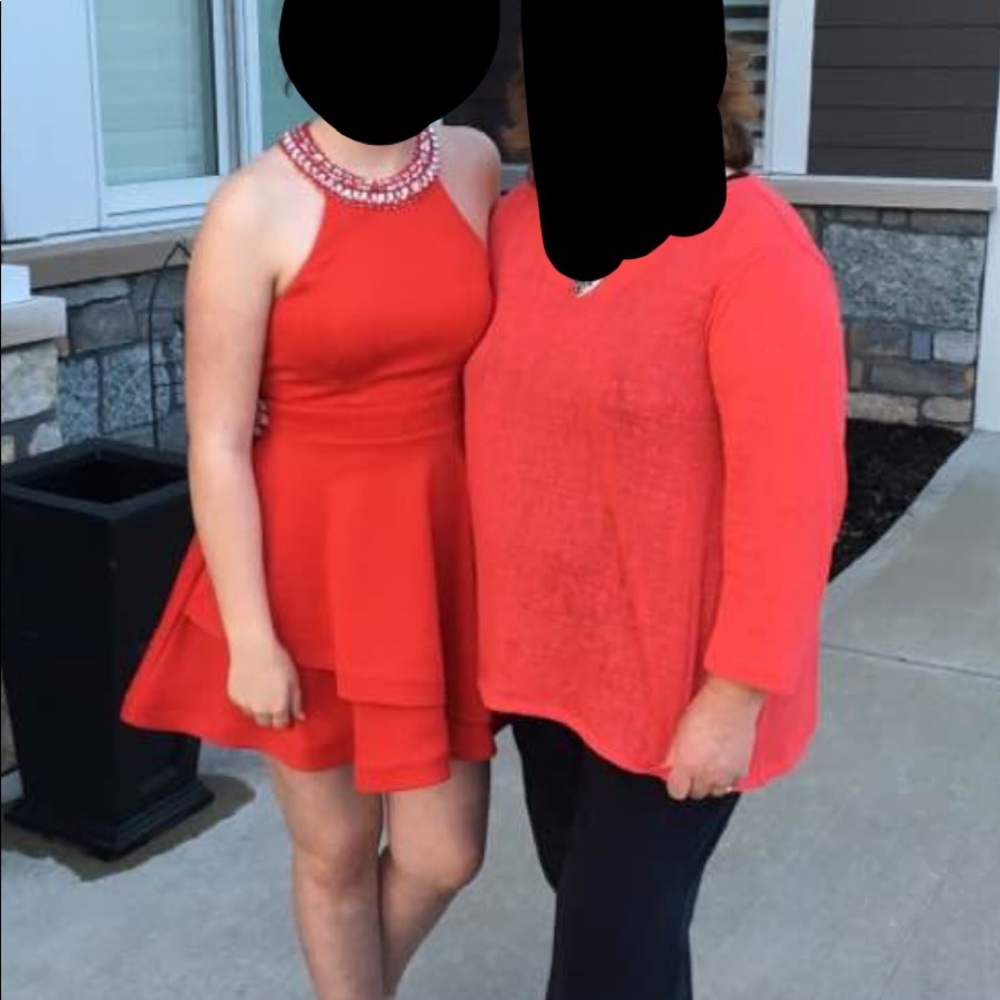 B Darlin Formal Red Dress